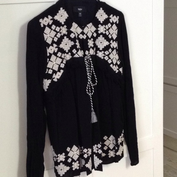 Boho style cotton cardigan sz xs NEW - Picture 4 of 5